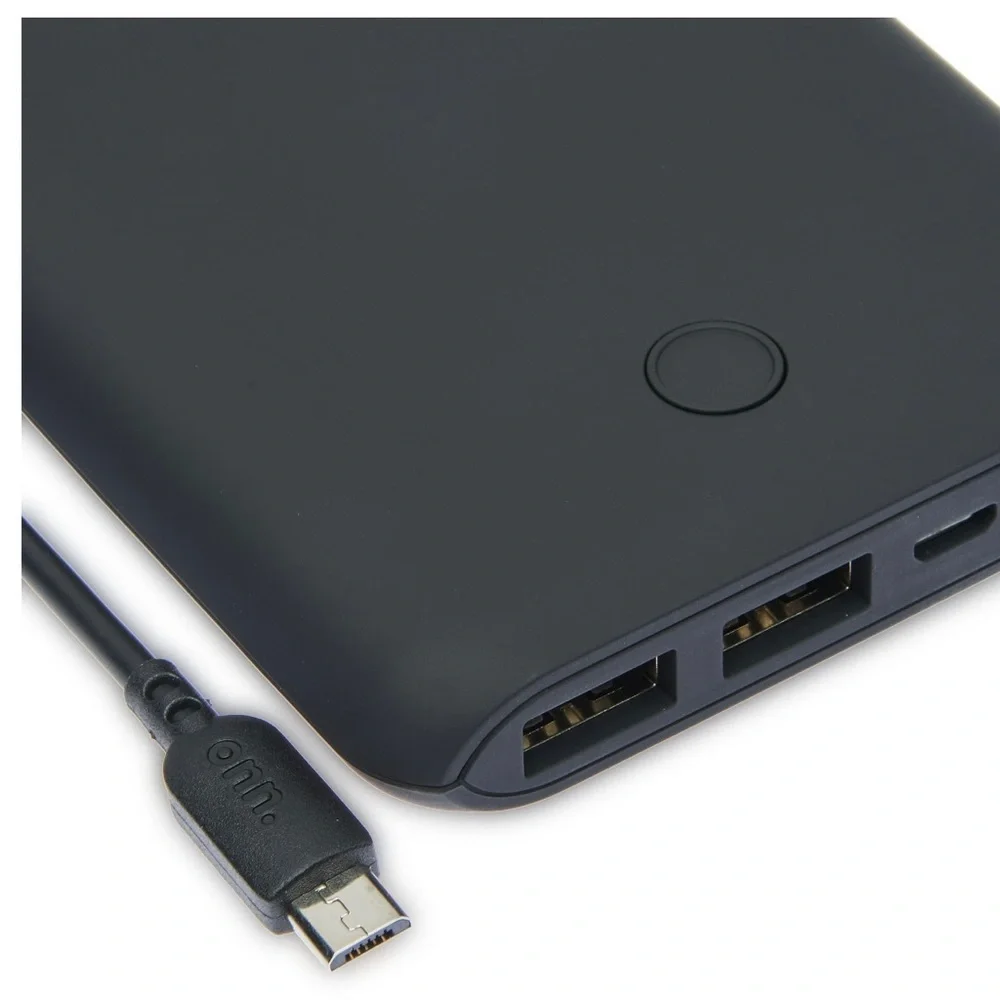 Dual-Port Portable Battery 3 extra charges digital power level indicator